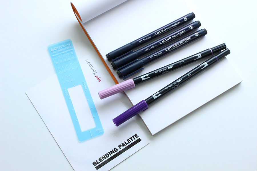 900x600 fun lettering patterns with the new tombow mono drawing pens - Mono Drawing