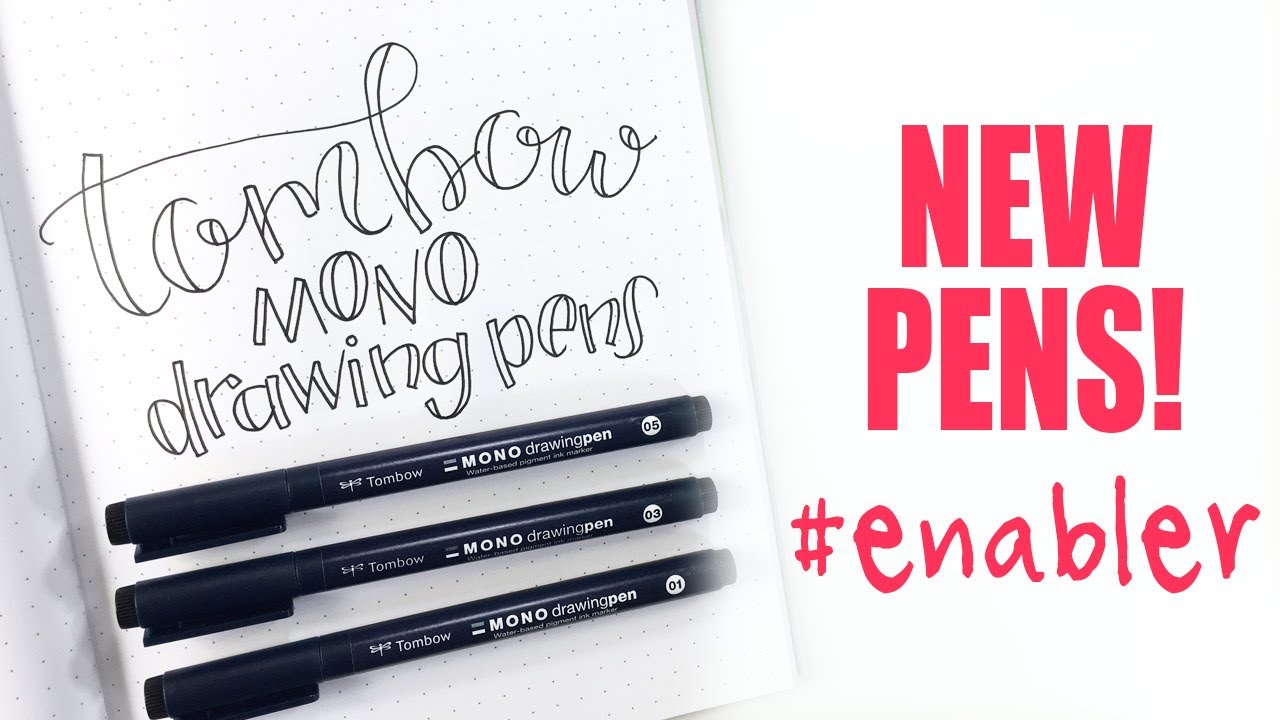 1280x720 pen review new tombow mono drawing pens - Mono Drawing