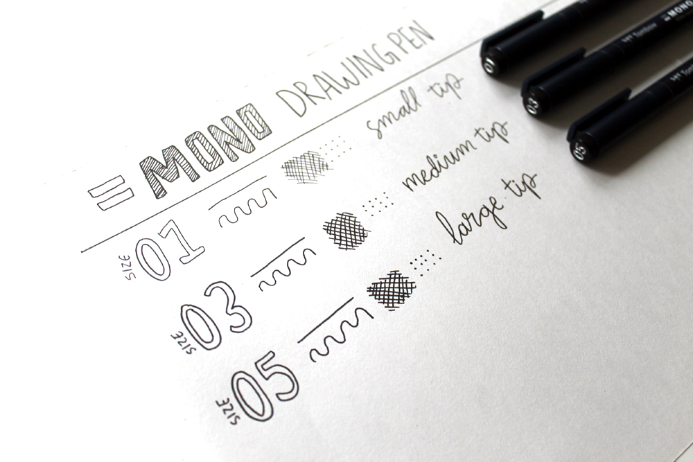 1000x667 tombow mono drawing pen review and art journal process - Mono Drawing
