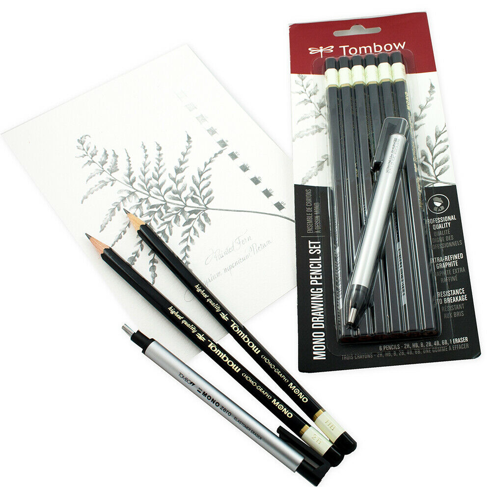 1000x1000 tombow mono pro drawing pencil set of with zero eraser ebay - Mono Drawing