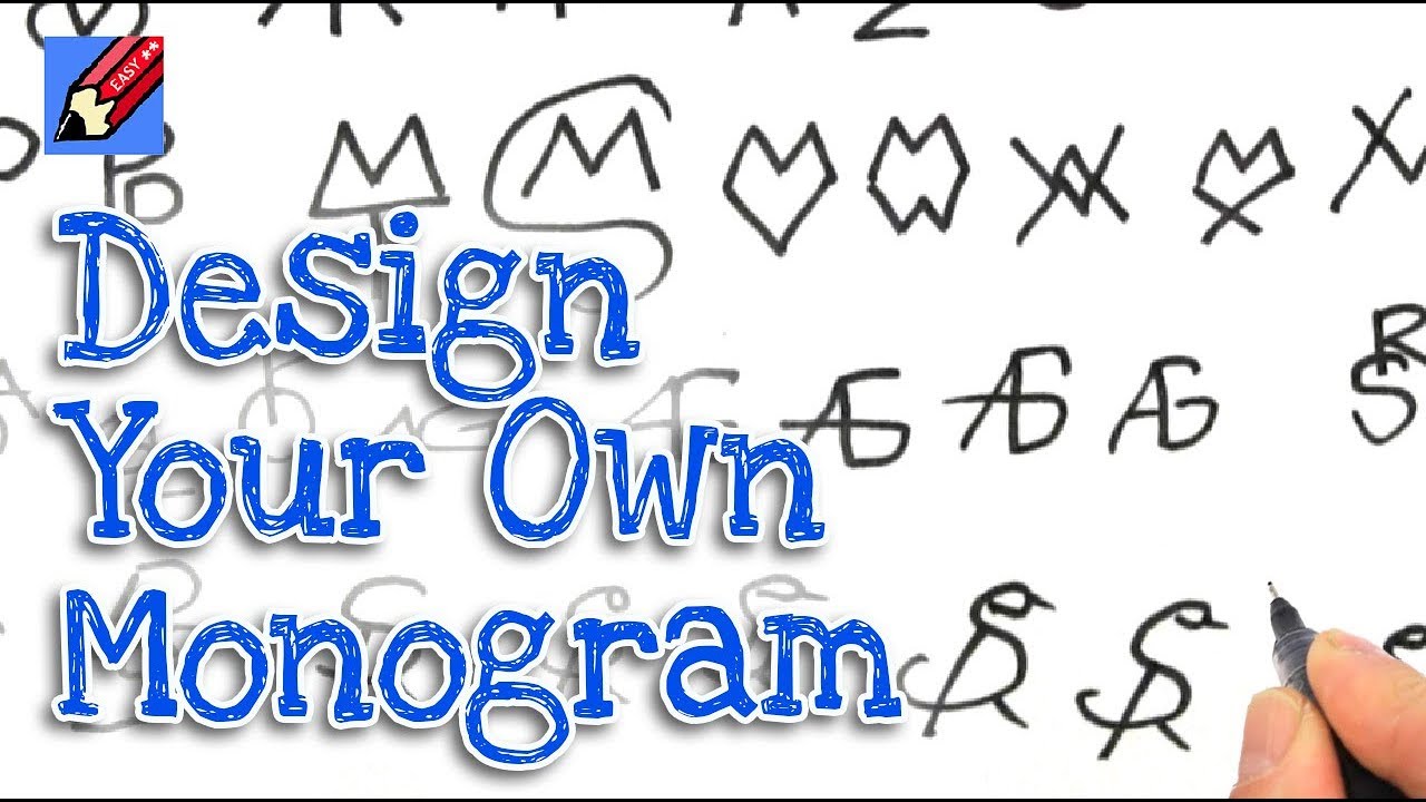 1280x720 how to design your amazing quick monogram signature real easy - Monogram Drawing