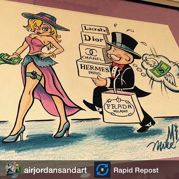 612x612 mr monopoly guy and goldie shopping my original concept design - Monopoly Drawing