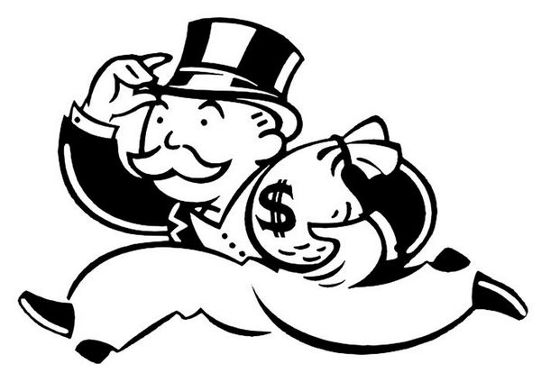 600x434 the man behind the monopoly man years of saic - Monopoly Drawing