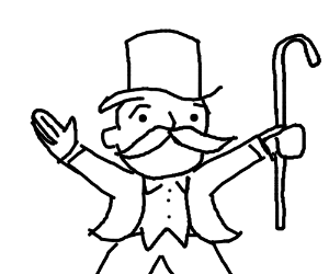300x250 monopoly man drawing - Monopoly Man Drawing