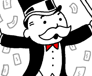 300x250 the monopoly man drawing - Monopoly Man Drawing