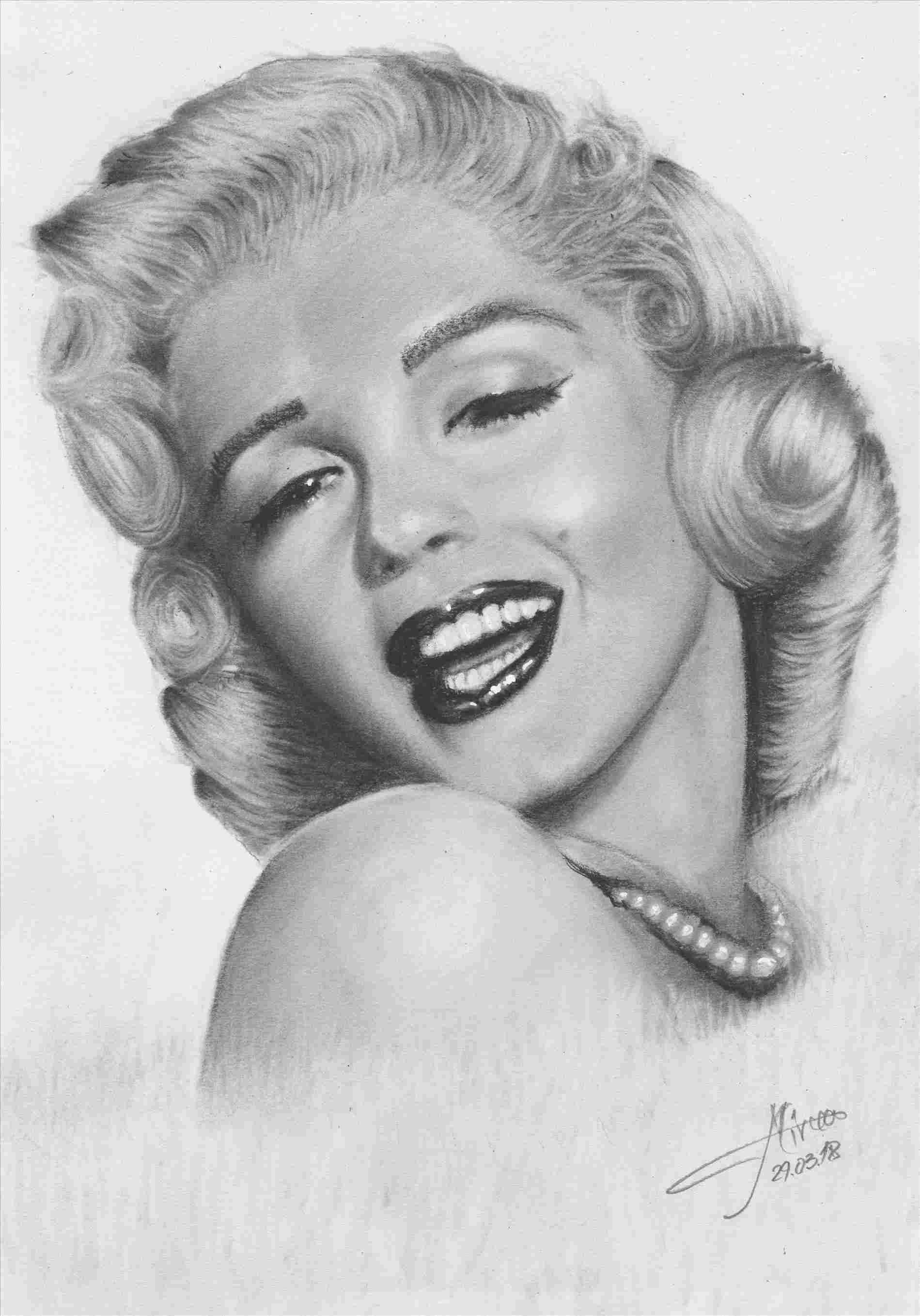 1899x2714 marilyn monroe drawing easy - Monroe Drawing