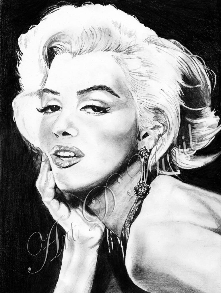 770x1023 marilyn monroe drawing - Monroe Drawing