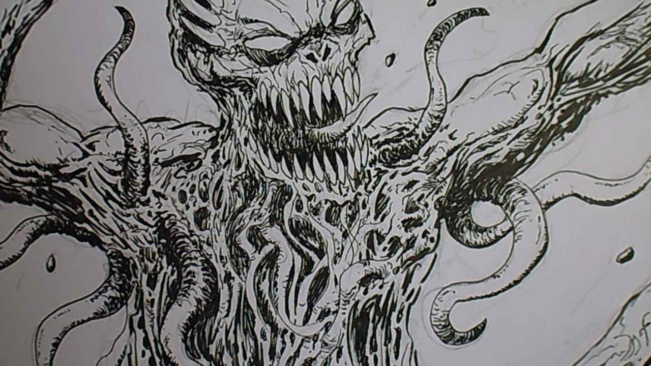 1280x720 How To Draw A Monster - Monster Drawing