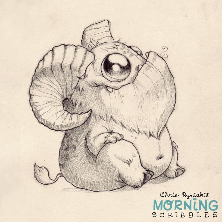 736x735 image result for how to draw monsters creatures cute monsters - Monster Drawing