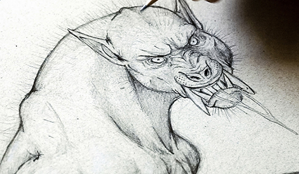 599x350 monster drawing techniques - Monster Drawing