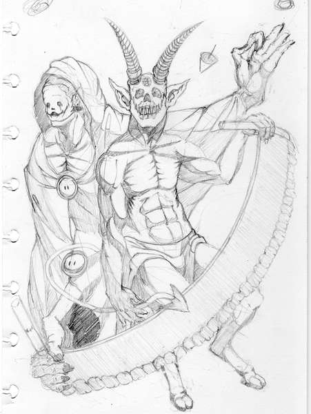 451x600 Monster Drawing - Monster Drawing