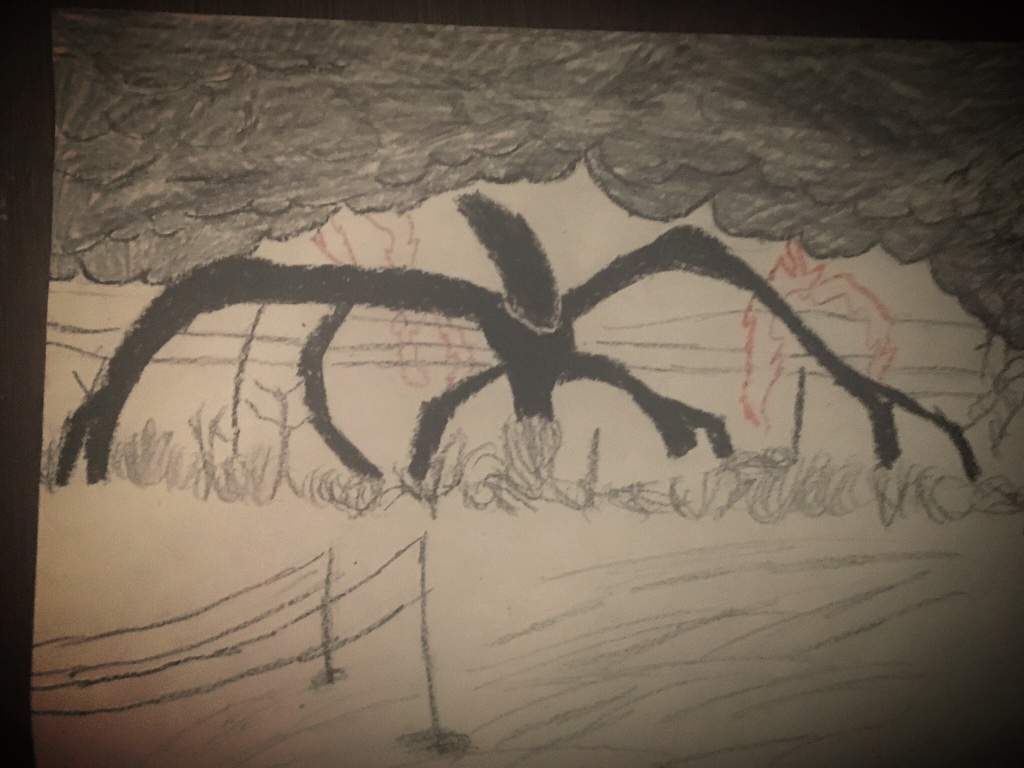 1024x768 shadow monster drawing stranger things amino - Monster Drawing