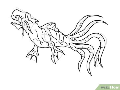 460x345 Easy Ways To Draw A Monster - Monster Drawing