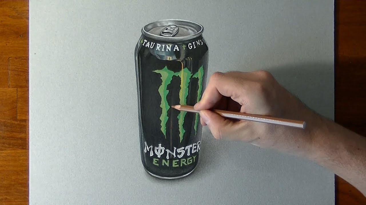 1280x720 how to draw a monster energy drink can - Monster Energy Drawings