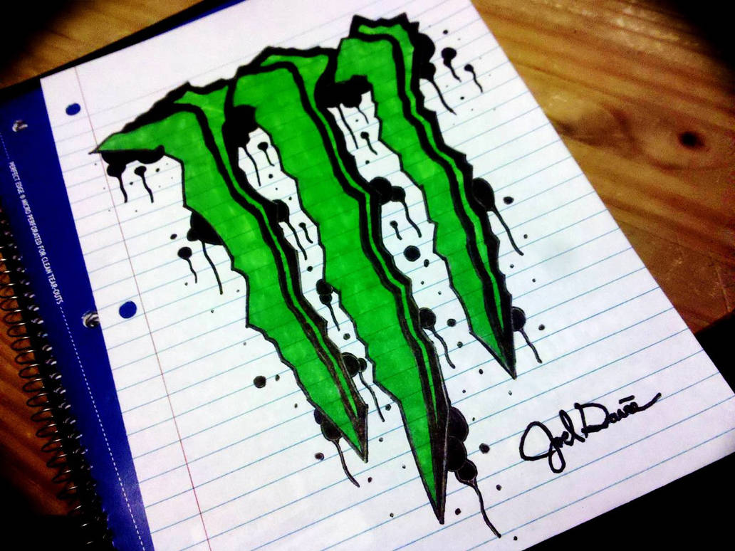 1032x774 monster energy drawing - Monster Energy Drawings