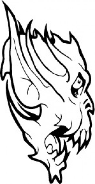324x626 Monster Face With Long Ears Vector Free Download - Monster Face Drawing