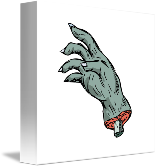 606x650 Zombie Monster Hand Drawing - Monster Hand Drawing