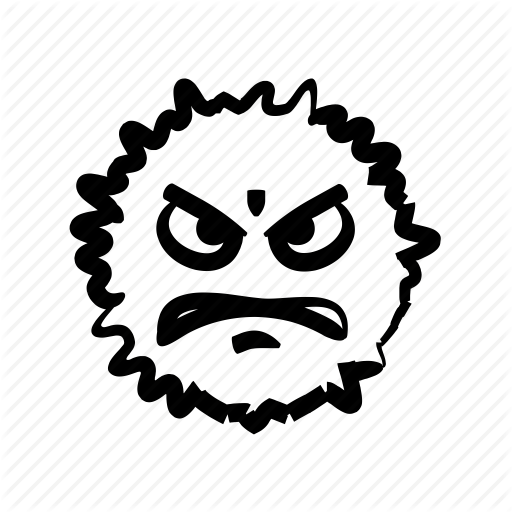 512x512 angry, creature, fur, furry, hand drawn, mad, monster icon - Monster Hand Drawing