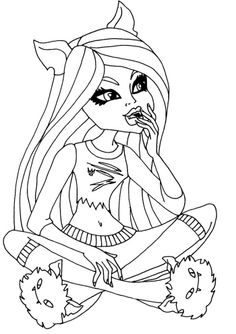 Monster High Clawdeen Wolf Drawing At Paintingvalley Com Explore