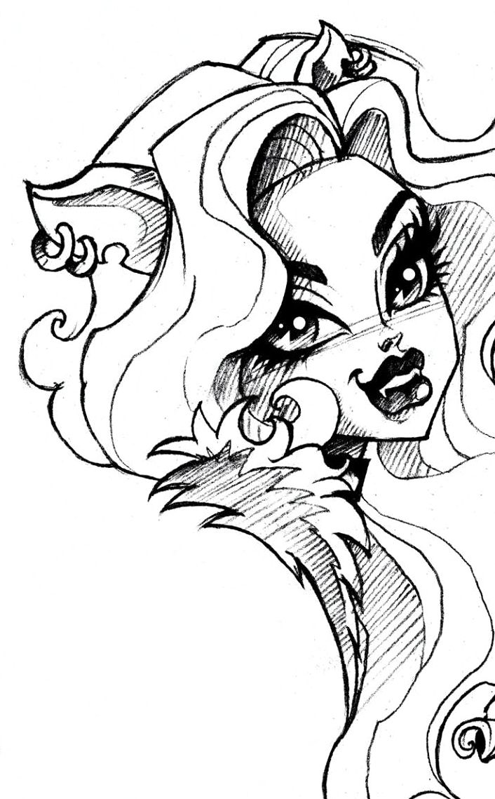706x1139 monster high - Monster High Draculaura Drawing