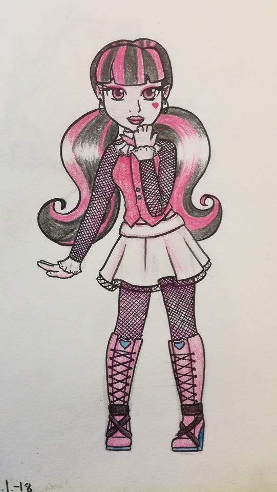 541x960 monster high draculaura tumblr - Monster High Draculaura Drawing