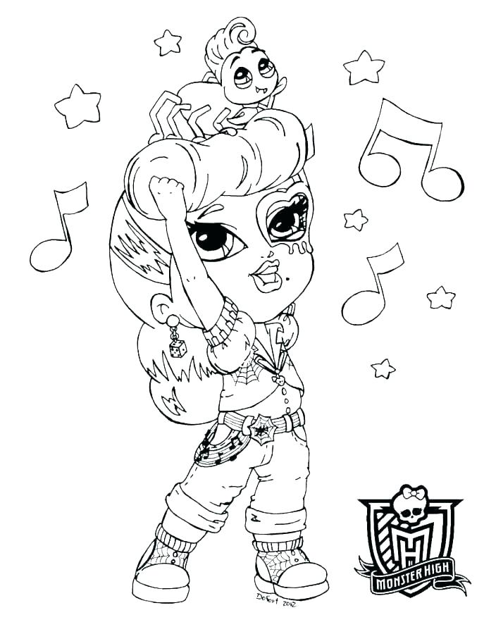 Monster High Drawing Online at PaintingValley.com | Explore collection ...