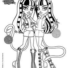 220x220 haunted monster high coloring pages awesome monster high coloring - Monster High Drawing Online