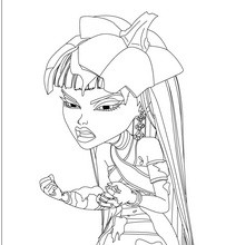220x220 Monster High Coloring Pages - Monster High Drawing Online