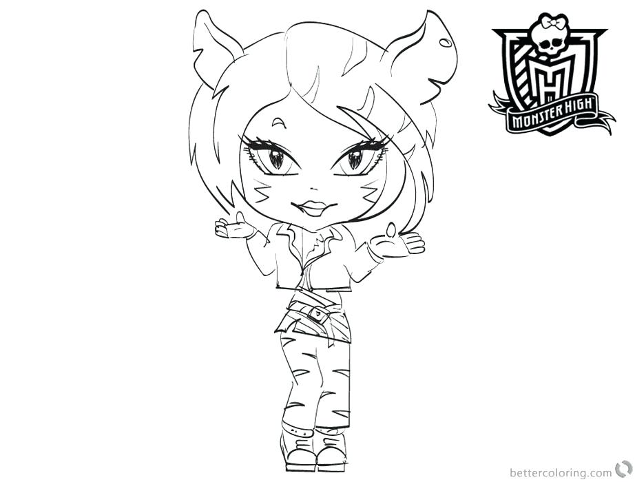 922x700 Monster High Coloring Pages Printable Free Colouring To Print - Monster High Drawing Online