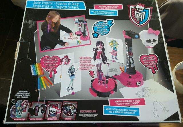 640x445 monster high drawing projector imc toys for sale online ebay - Monster High Drawing Online