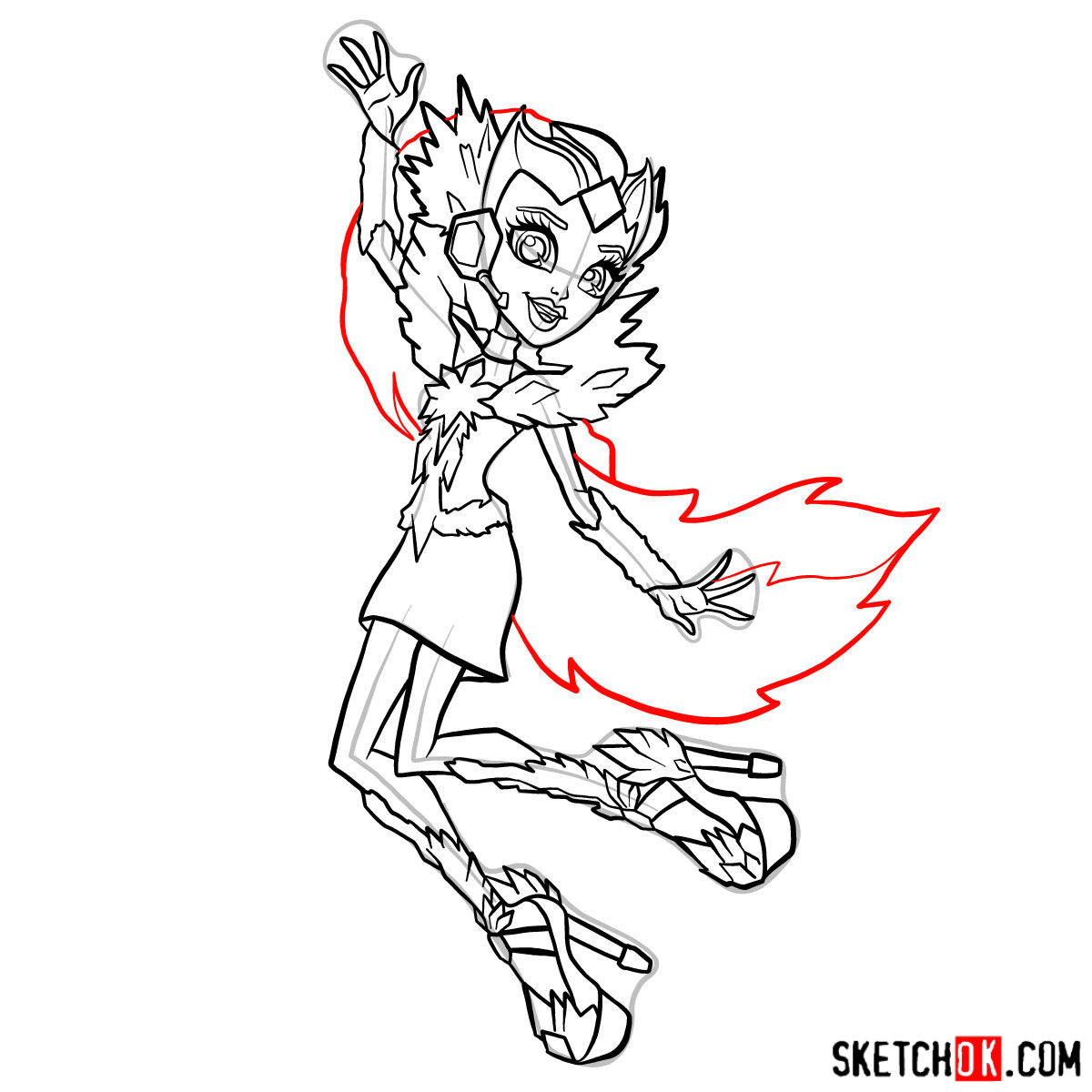 1200x1200 How To Draw Astranova From Monster High - Monster High Drawings