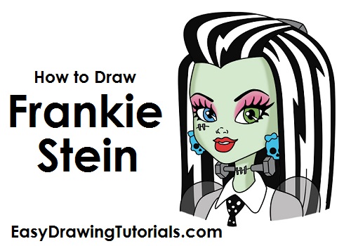 500x350 How To Draw Frankie Stein - Monster High Drawings