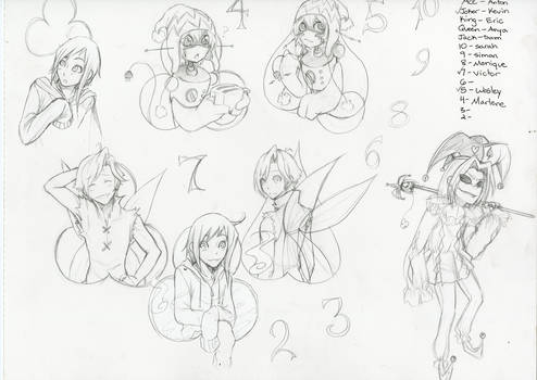 494x350 Monster House Card Sketches - Monster House Drawing