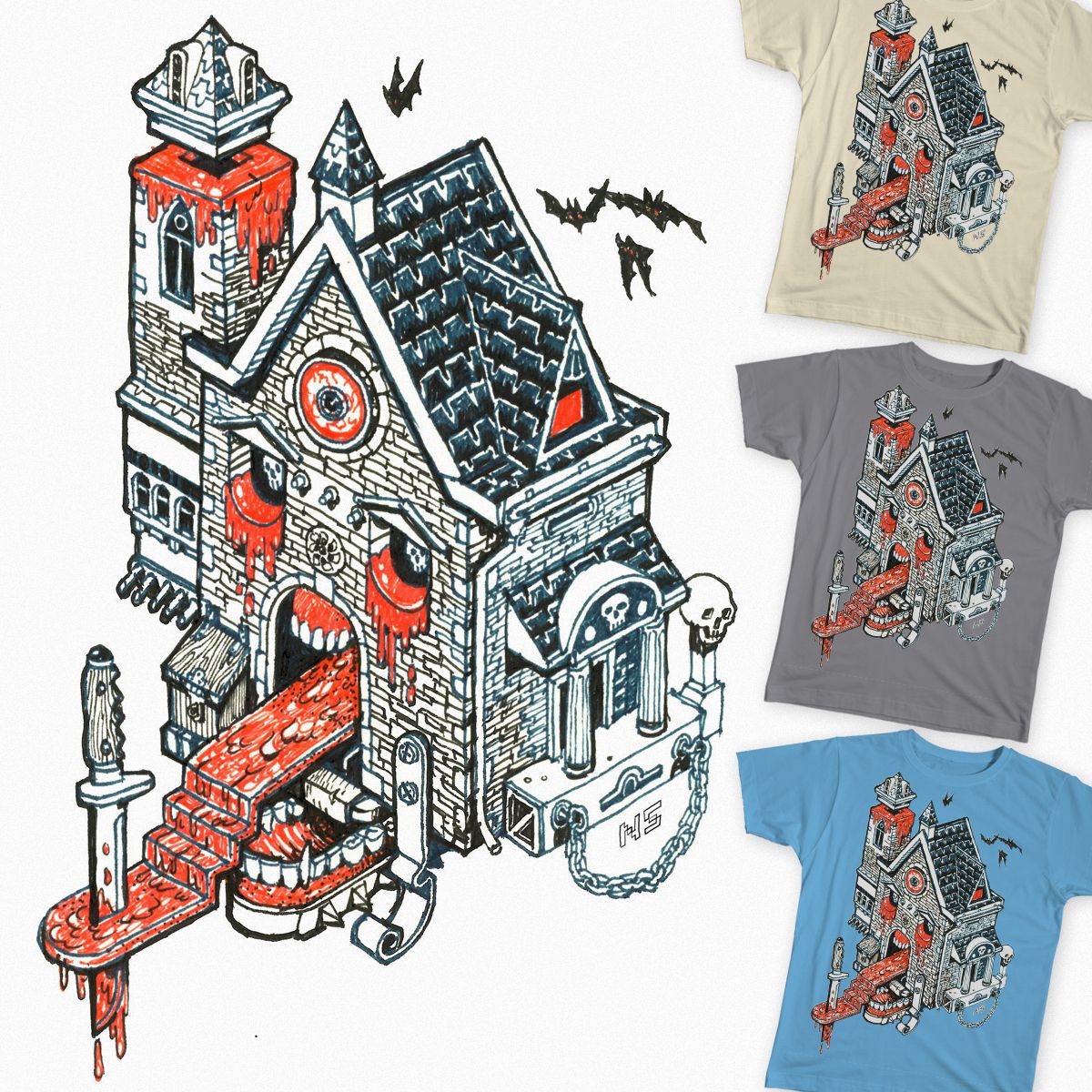 Monster House Drawing at Explore collection of