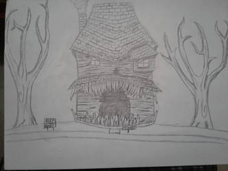 333x250 Monster House Drawing - Monster House Drawing