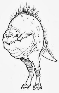 202x320 kindergarten worksheet guide pictures clip art line drawing - Monster Line Drawing