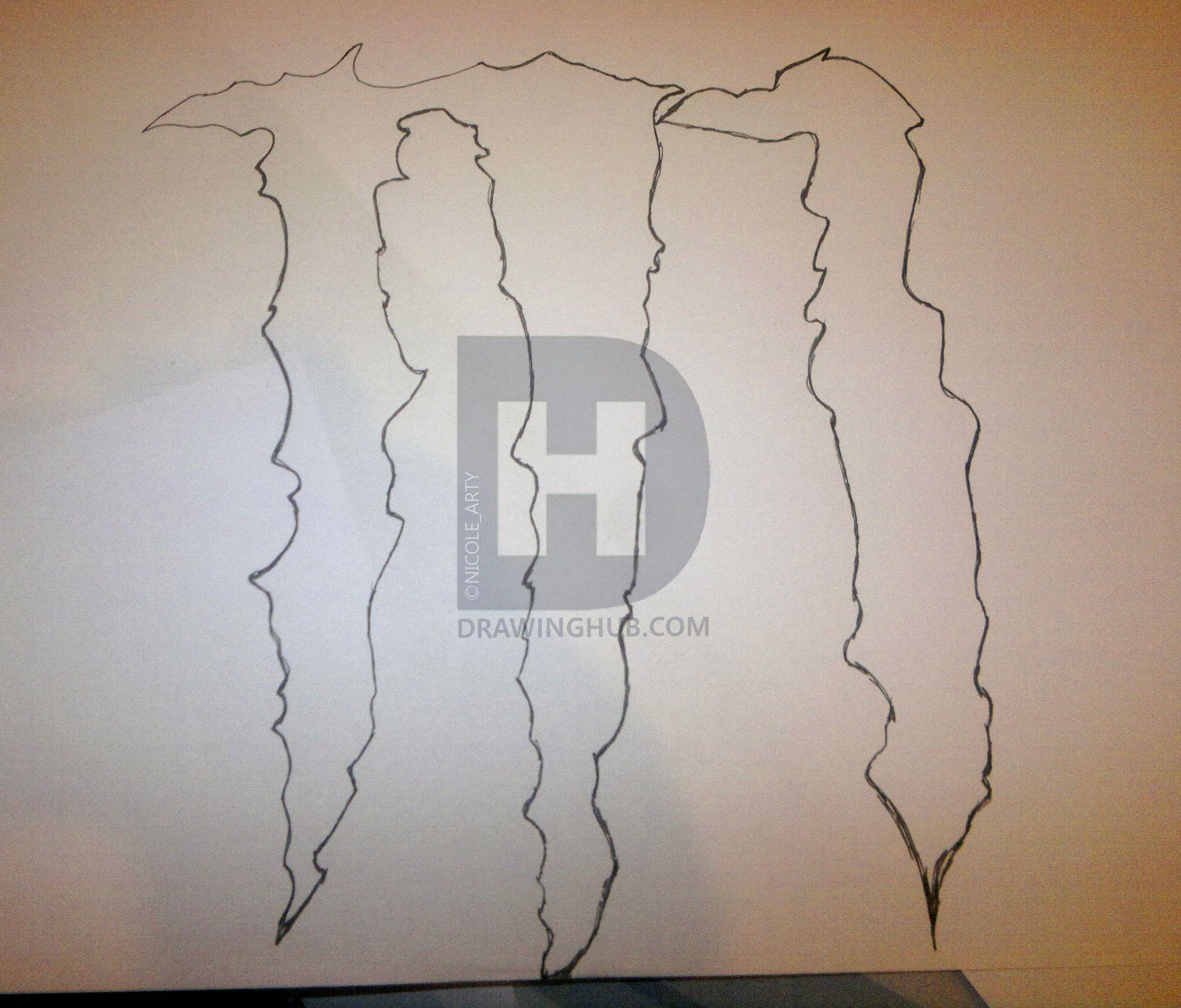 3183x2717 Monster Logo Drawing - Monster Logo Drawing