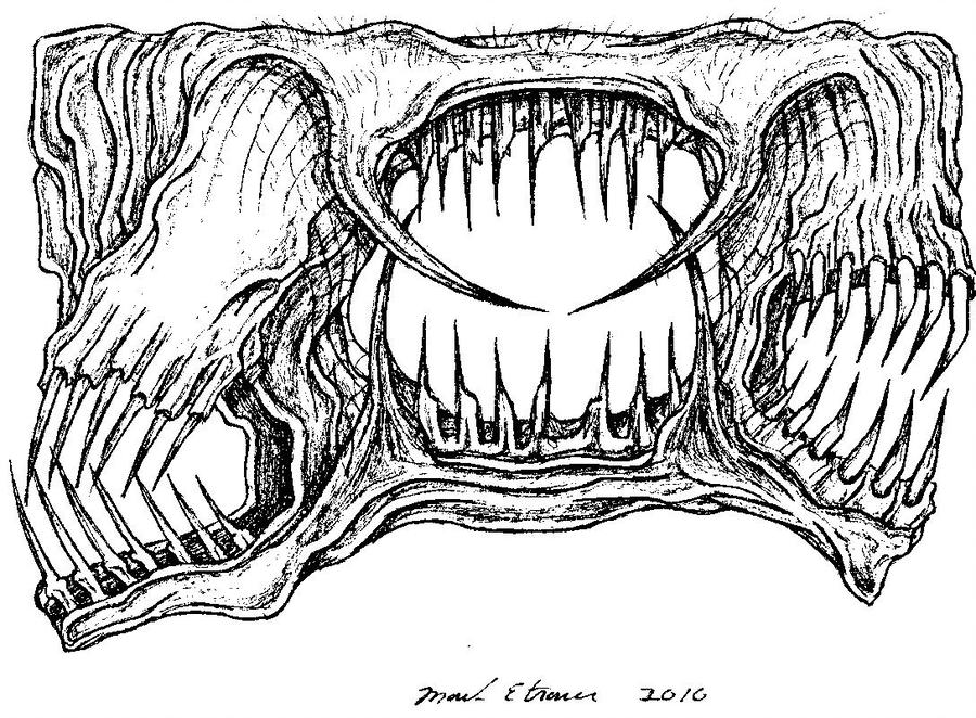 Monster Teeth Drawing at Explore collection of
