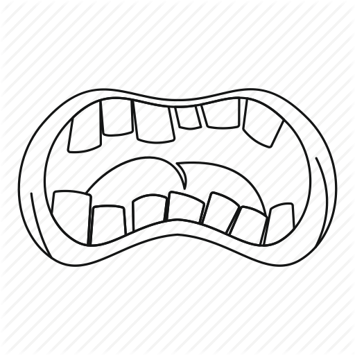 512x512 collection of free drawing teeth download on ui ex - Monster Teeth Drawing