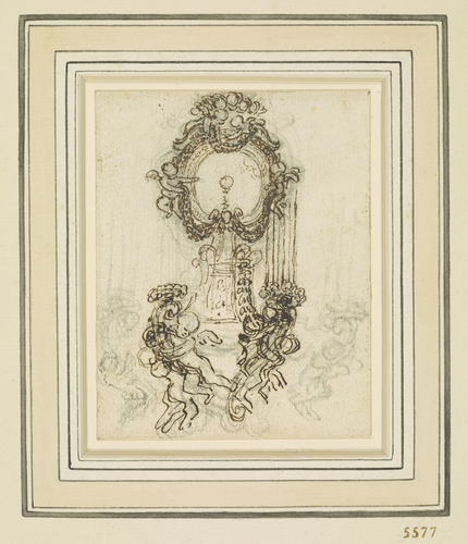 430x500 giovanni lorenzo bernini - Monstrance Drawing