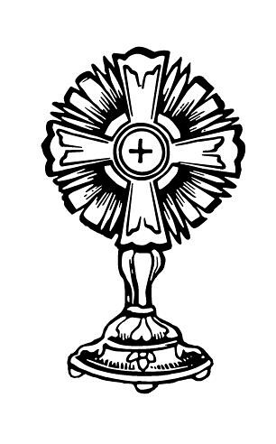 Monstrance Drawing at PaintingValley.com | Explore collection of ...