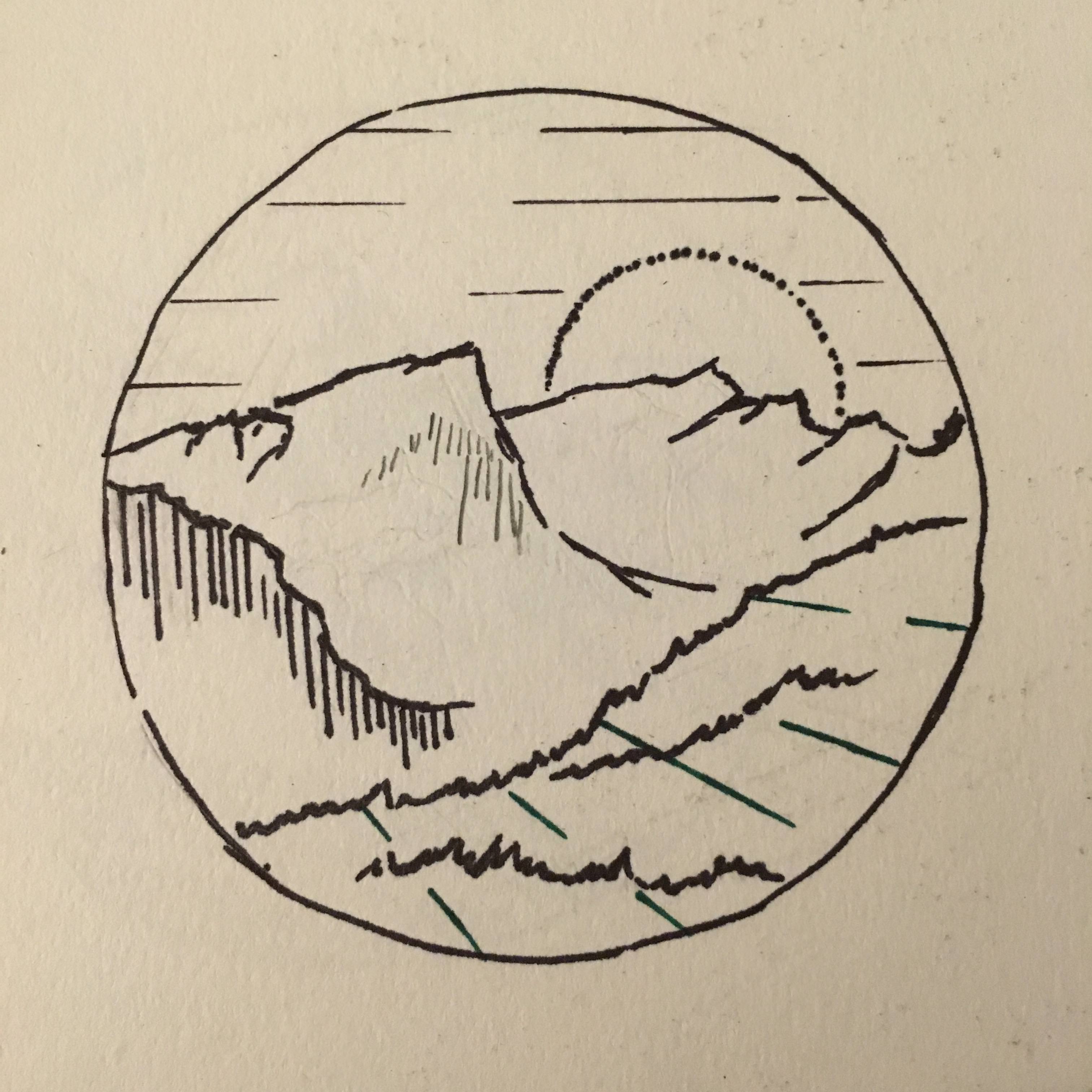 3024x3024 line drawings from michigan to montana - Montana Drawing