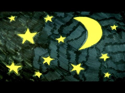 480x360 How To Draw Stars In The Sky Kids Coloring Video - Moon And Stars Drawing