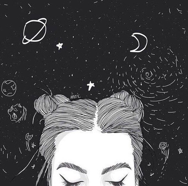 633x625 moon stars notebook - Moon And Stars Drawing Tumblr