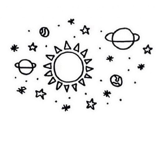 500x500 provocative planet pics theme divider! - Moon And Stars Drawing Tumblr