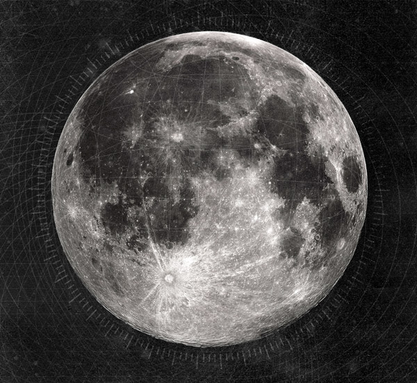 600x551 Moon Drawing Realistic For Free Download - Moon Drawing
