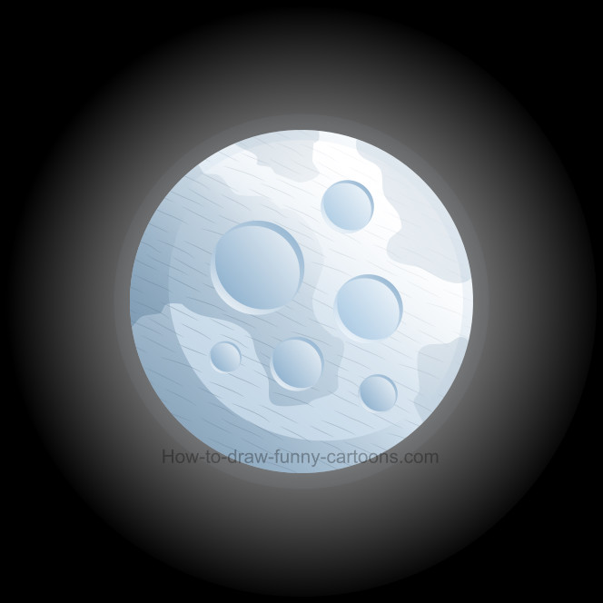 664x664 How To Draw A Moon Clip Art - Moon Drawing Easy