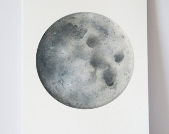 340x270 Moon Drawing Etsy - Moon Drawing Images