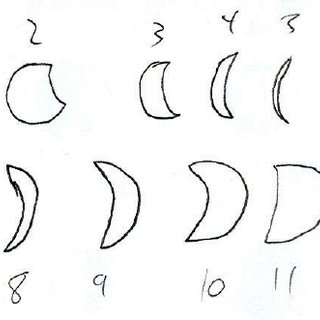 320x320 tim's pre instruction drawings of moon phases showing alternative - Moon Drawing Images