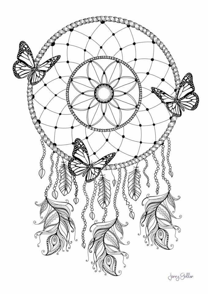 679x960 moon dreamcatcher drawing - Moon Dreamcatcher Drawing